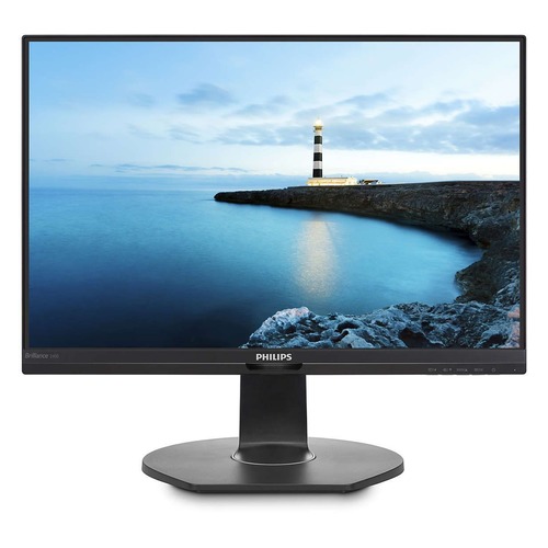 фото Монитор philips 240b7qpjeb (00/01) 24", черный