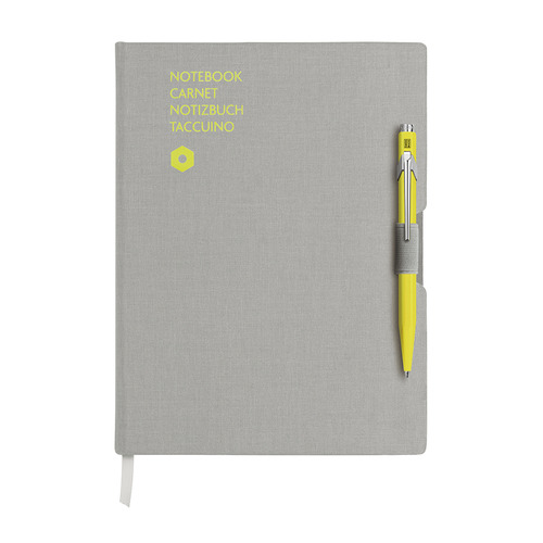 

Записная книжка Carandache Office (8491.401) серый A5 192стр. в линейку в компл.:ручка шариковая 849