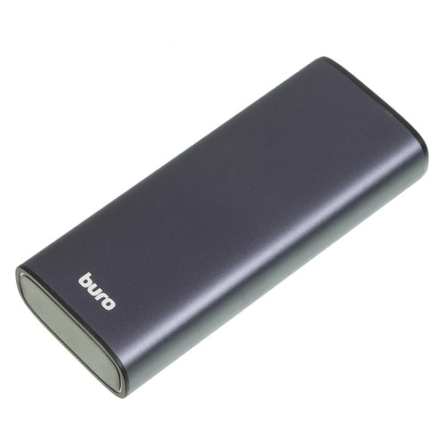 фото Внешний аккумулятор (power bank) buro rb-10000-qc3.0-i&o, 10000мaч, серебристый