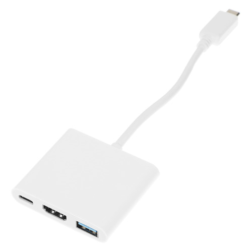 

Переходник BURO USB Type-C (m) - HDMI (f), белый [bhp ret tpc-hdm]