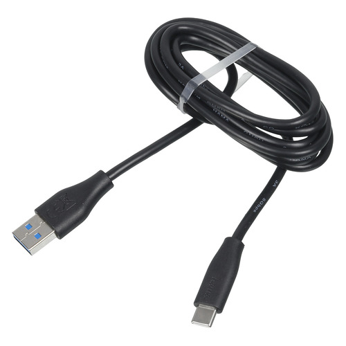 фото Кабель hama h-178396, usb type-c (m) - usb (m), 1.5м, черный [00178396]