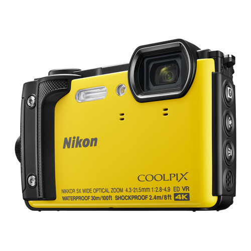 фото Цифровой фотоаппарат nikon coolpix w300, желтый