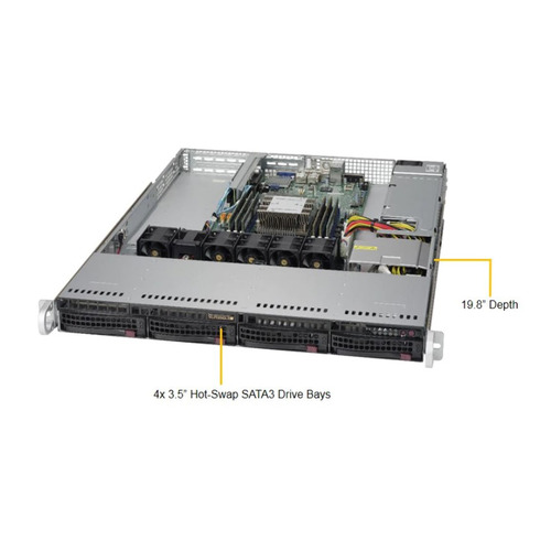 

Платформа SuperMicro SYS-5019P-WT 10G 2P 1x600W, SYS-5019P-WT