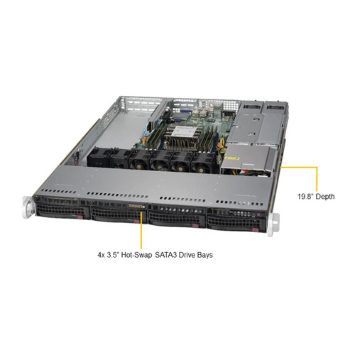 

Платформа SuperMicro SYS-5019P-WTR 10G 2P 2x500W, SYS-5019P-WTR