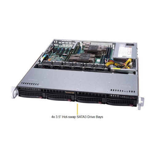 

Платформа SuperMicro SYS-6019P-MT 1G 2P 1x500W, SYS-6019P-MT