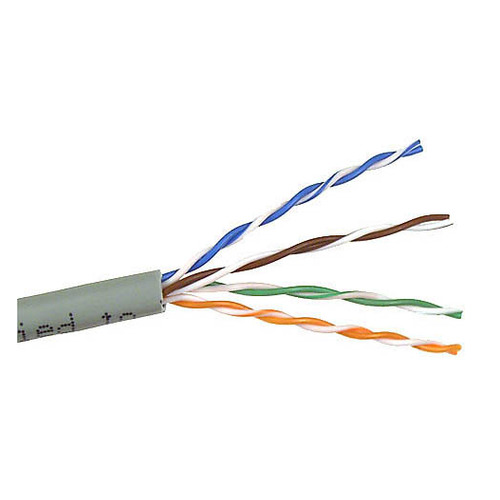 фото Кабель информ. lanmaster (twt-5eutp-xs) кат.5е u/utp 4x2x25awg pvc внутр. 305м сер.