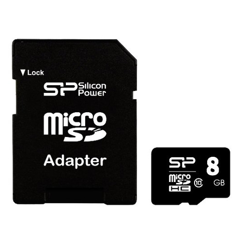 фото Карта памяти microsdhc uhs-i silicon power elite 8 гб, 85 мб/с, class 10, sp008gbsthbu1v10sp, sd