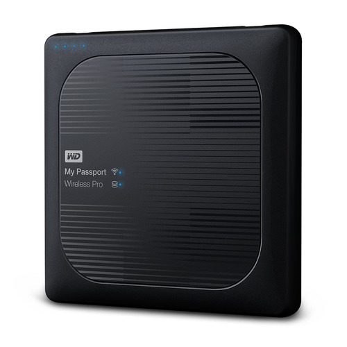 фото Внешний жесткий диск wd my passport wireless pro wdbsmt0040bbk-resn, 4тб, черный