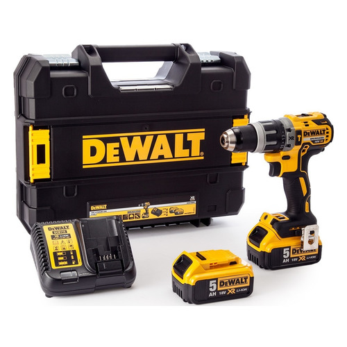 фото Ударная дрель-шуруповерт dewalt dcd796p2-qw, 5ач, с двумя аккумуляторами