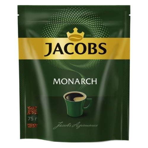 

Кофе растворимый JACOBS MONARCH 75грамм [4251675]