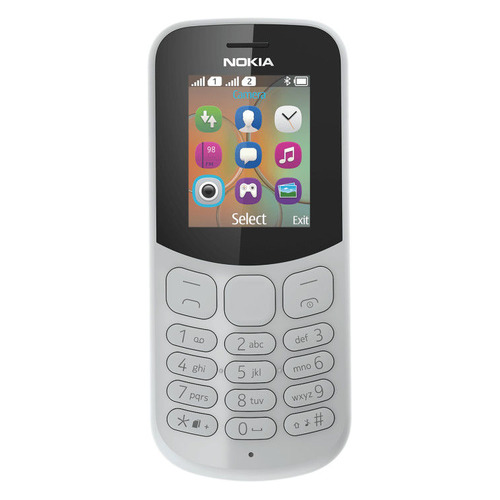 Сотовый телефон NOKIA 130 2017 Dual sim, серый