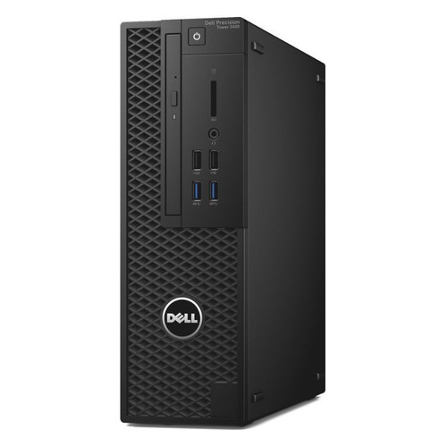 

Компьютер DELL Precision 3420, Intel Xeon E3-1245 v6, DDR4 16Гб, 1000Гб, 256Гб(SSD), Intel HD Graphics P630, DVD-RW, Windows 10 Professional, черный [3420-4520]
