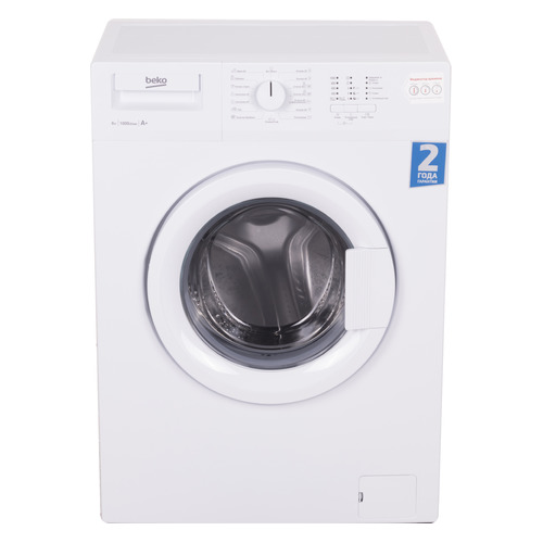 фото Стиральная машина beko wre65p1bww, фронтальная, 6кг, 1000об/мин