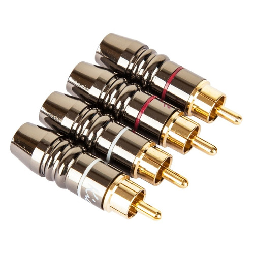 

Коннектор Kicx RCA-4M, Серебристый, RCA-4M