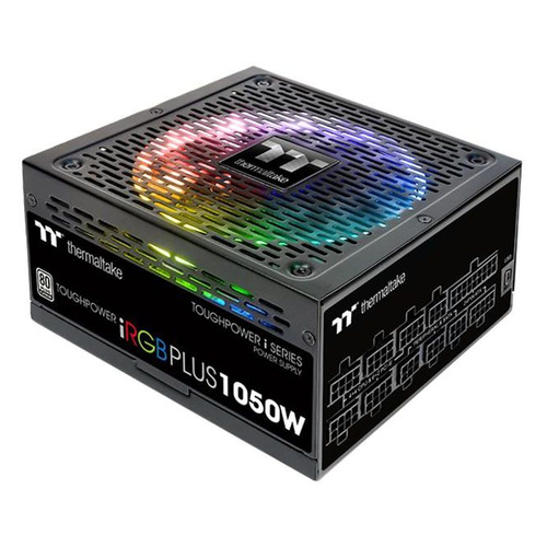 фото Блок питания thermaltake toughpower irgb plus, 1050вт, 140мм, черный, retail [ps-tpi-1050f2fdpe-1]