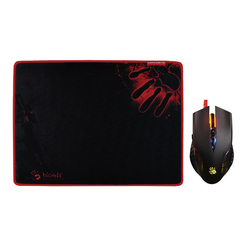 

Мышь A4 Bloody Q5081S, игровая, оптическая, проводная, USB, черный