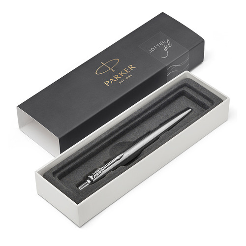 

Ручка гелев. Parker Jotter Core K694 (2020646) Stainless Steel CT d=0.7мм черные подар.кор., K694