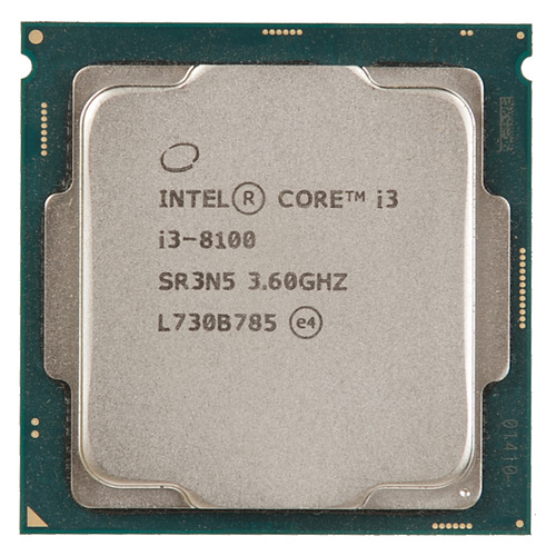 фото Процессор intel core i3 8100, lga 1151v2, oem [cm8068403377308s r3n5]