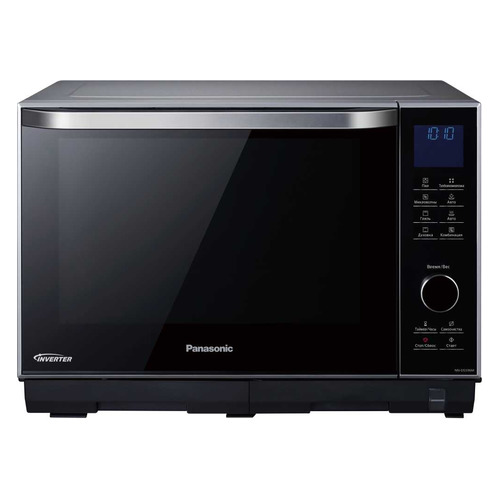 фото Микроволновая печь panasonic nn-ds596mzpe 27л. 1000вт серебристый/черный