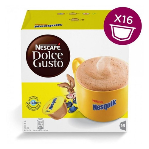 

Кофе капсульный DOLCE GUSTO Nesquik, капсулы, совместимые с кофемашинами DOLCE GUSTO®, крепость 16 шт [12291044], Nesquik