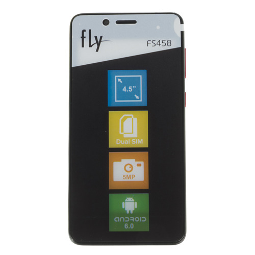 

Смартфон FLY Stratus 7 FS458, черный