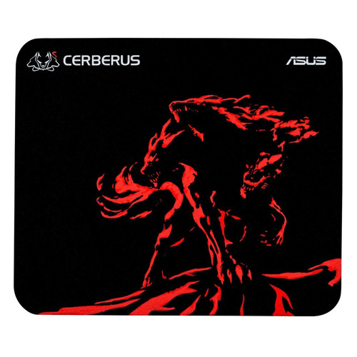 фото Коврик для мыши asus cerberus mat mini, черный/красный [90yh01c3-bdua00]