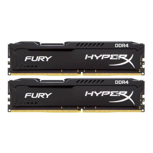 фото Модуль памяти kingston hyperx fury hx424c15fb2k2/16 ddr4 - 2x 8гб 2400, dimm, ret