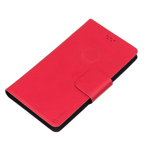 

Чехол (флип-кейс) DEPPA Anycase Wallet, для универсальный 5.5-6.5", красный [140008]
