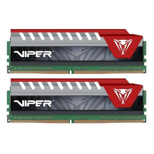 фото Модуль памяти patriot viper elite pve48g240c5krd ddr4 - 2x 4гб 2400, dimm, ret