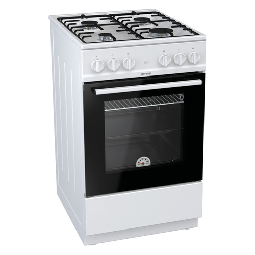 

Газовая плита GORENJE GN5111WH, газовая духовка, без крышки, белый, GN5111WH