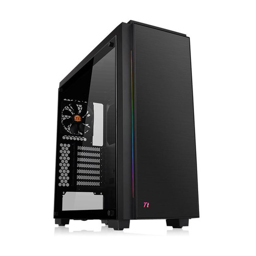 

Корпус ATX THERMALTAKE Versa C23 TG RGB, Midi-Tower, без БП, черный [ca-1h7-00m1wn-00], C23 TG RGB