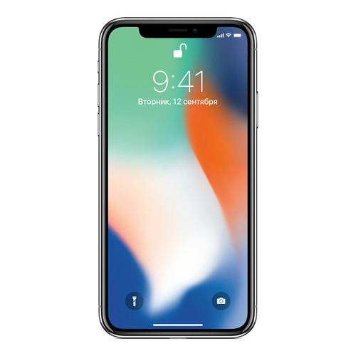 

Смартфон APPLE iPhone X 256Gb, MQAG2RU/A, серебристый