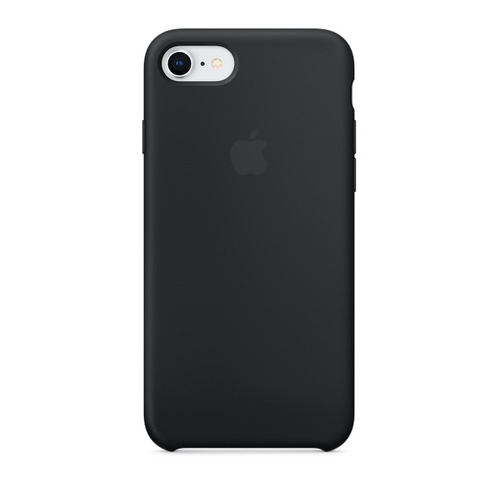 фото Чехол (клип-кейс) apple silicone case, для apple iphone 7/8, черный [mqgk2zm/a]