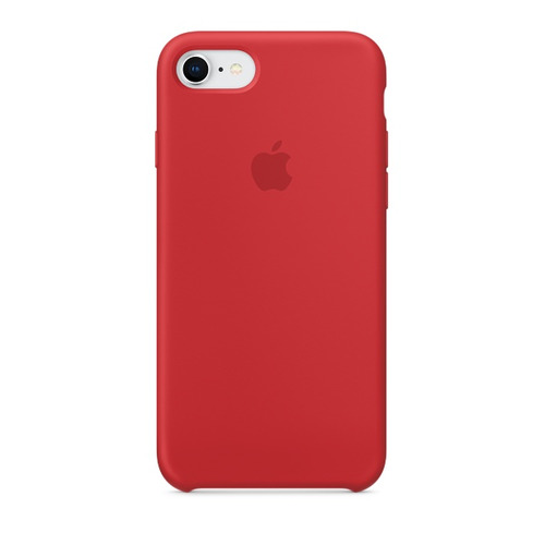 фото Чехол (клип-кейс) apple silicone case, для apple iphone 7/8, красный [mqgp2zm/a]