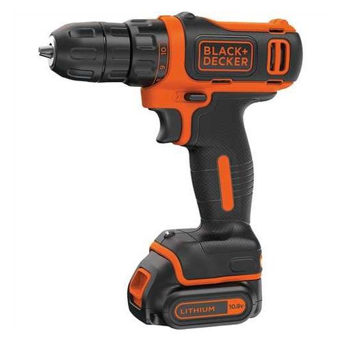 

Дрель-шуруповерт BLACK & DECKER BDCDD12-XK, 1.5Ач