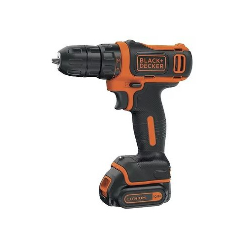 фото Дрель-шуруповерт black & decker bdcdd12k1b-qw, 1.5ач, с двумя аккумуляторами