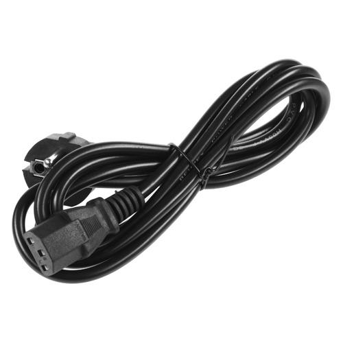 

Кабель IEC320 IEC C13 (прямой) - Евровилка, 1.8м, черный
