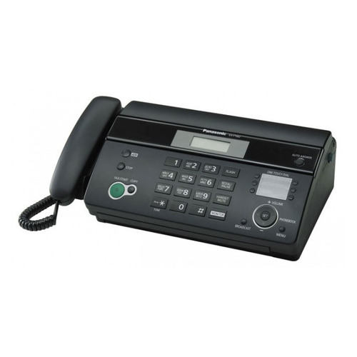 

Факс PANASONIC KX-FT982RU-B, на термобумаге, черный