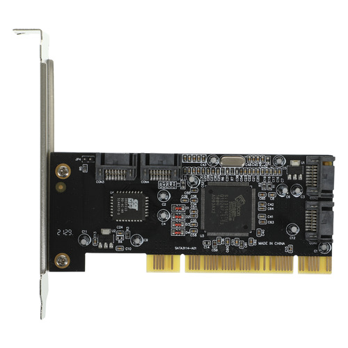 

Контроллер PCI SIL3114 4xSATA Bulk, SIL3114