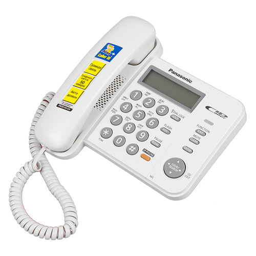 

Проводной телефон Panasonic KX-TS2358RUW, белый, KX-TS2358RUW