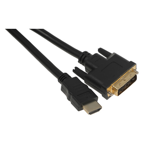 

Кабель DVI HDMI (m) (прямой) - DVI-D (m) (прямой), круглое, 3м