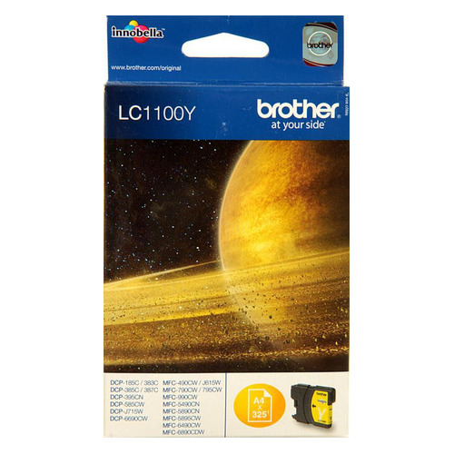

Картридж BROTHER LC1100Y, желтый / LC1100Y, LC1100Y