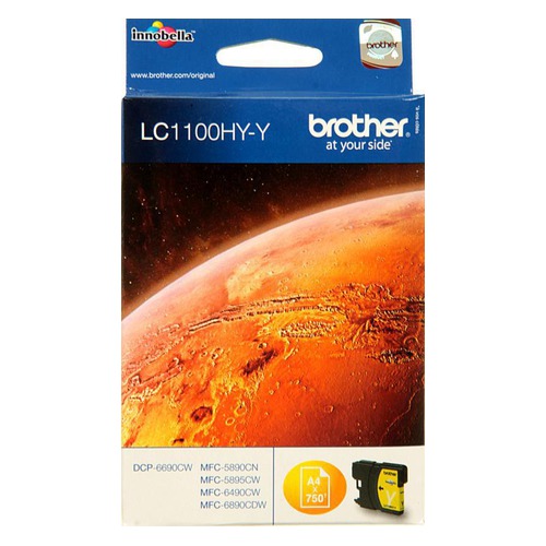 

Картридж BROTHER LC1100HYY, желтый, LC1100HYY