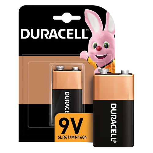 

9V Батарейка Duracell Basic 6LR61/6LF22/6LP3146 MN1604, 1 шт., 6LR61/6LF22/6LP3146 MN1604