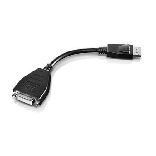 

Переходник DVI LENOVO 45J7915, DVI-D (m) - DisplayPort (m), 0.2м, черный, 45J7915