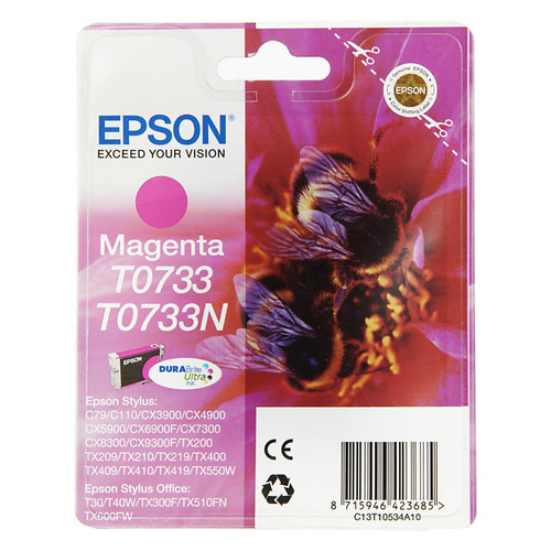 

Картридж Epson T0733, пурпурный / C13T10534A10, T0733