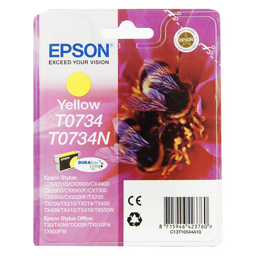 

Картридж Epson T0734, желтый / C13T10544A10, T0734