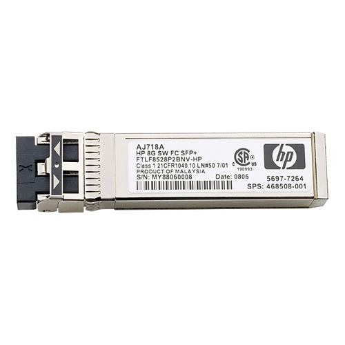 

Трансивер HPE 8Gb Short Wave FC SFP+ 1pack (AJ718A)