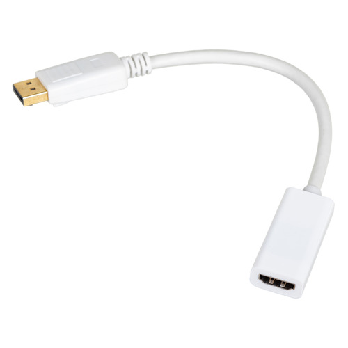 

Переходник HDMI (f)/DisplayPort (m) белый