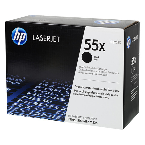 

Картридж HP 55X, черный / CE255X, 55X